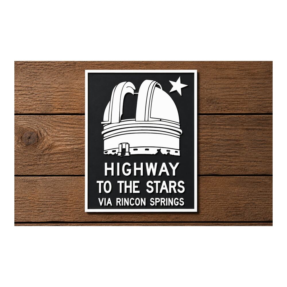 Highway To The Stars Via Rincon Springs Road Sign Highway San Diego California